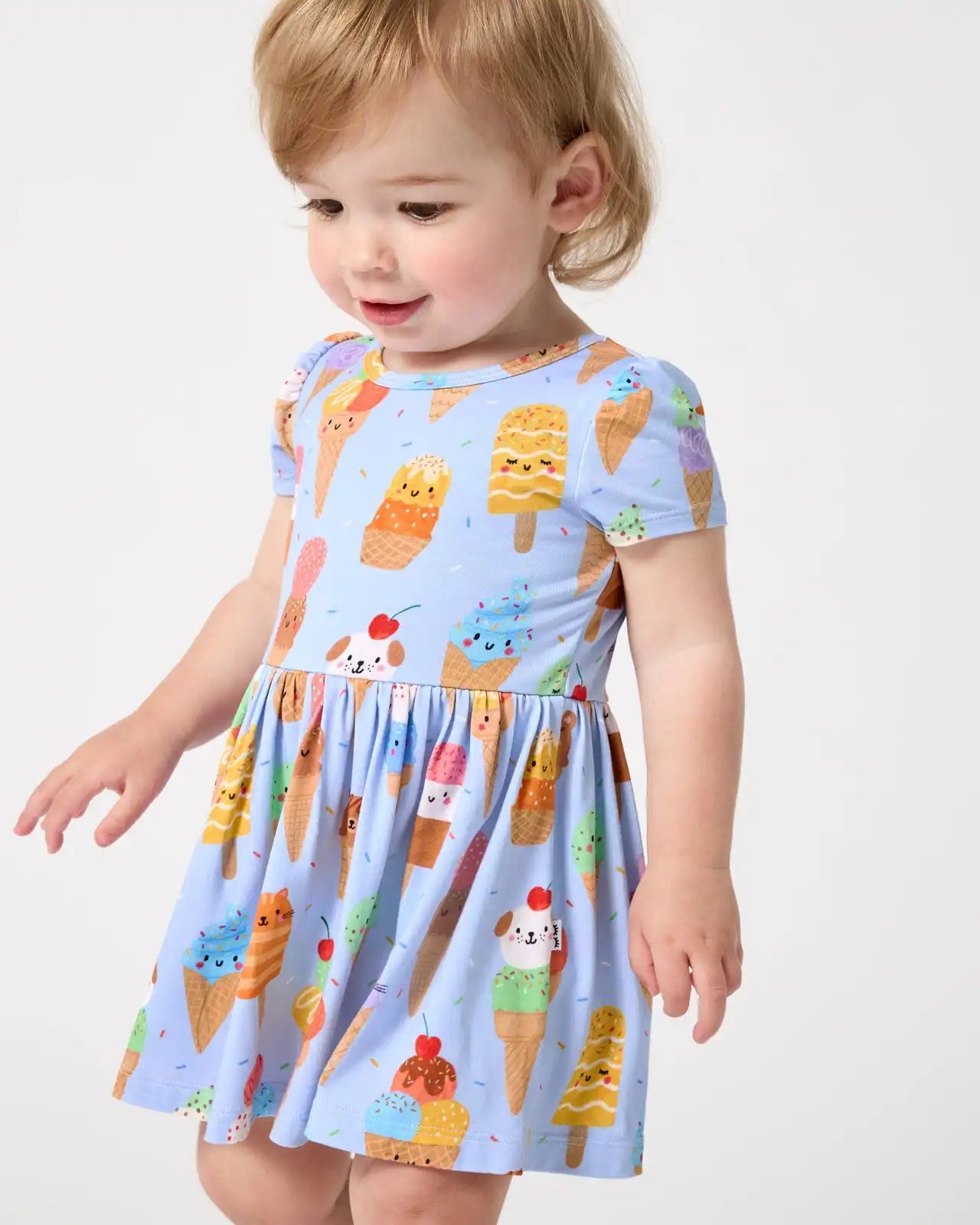 Scoop Squad Skater Dress with Bodysuit
