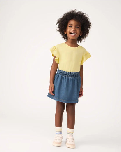 Midwash Blue Denim Skort