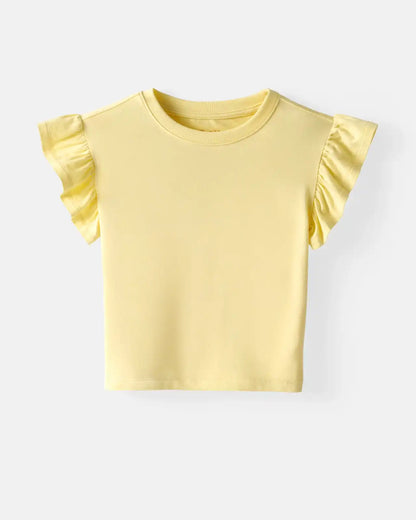 Lemon Twist Flutter Tee