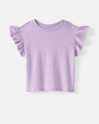 Heather Lavender Flutter Tee