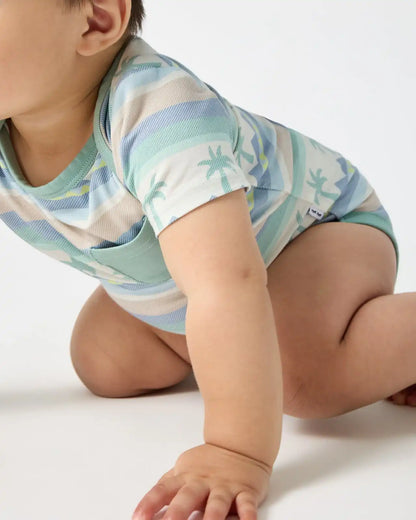 Swell Stripes Pocket Bodysuit
