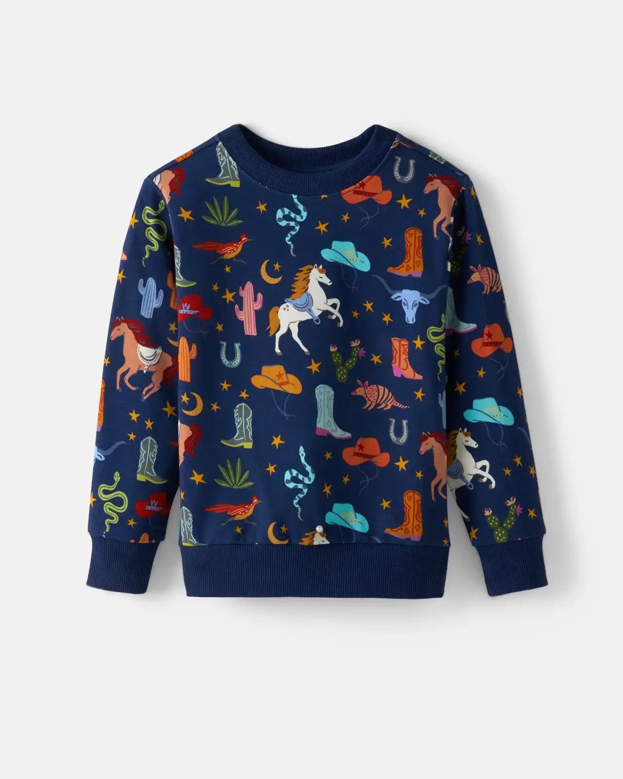 Blue Rancher Roundup Crewneck Sweatshirt