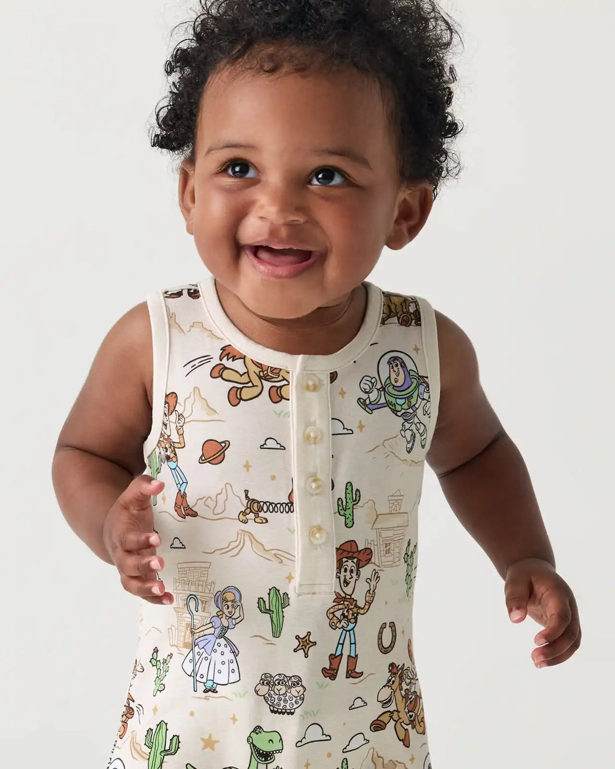 Disney & Pixar Woody's Wild West Henley Romper