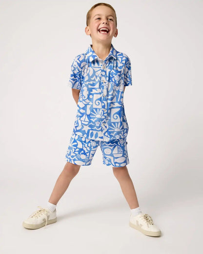 Summer Shores Button Down Polo
