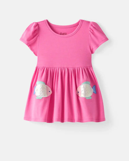 Sparkling Scales Empire Tunic Top