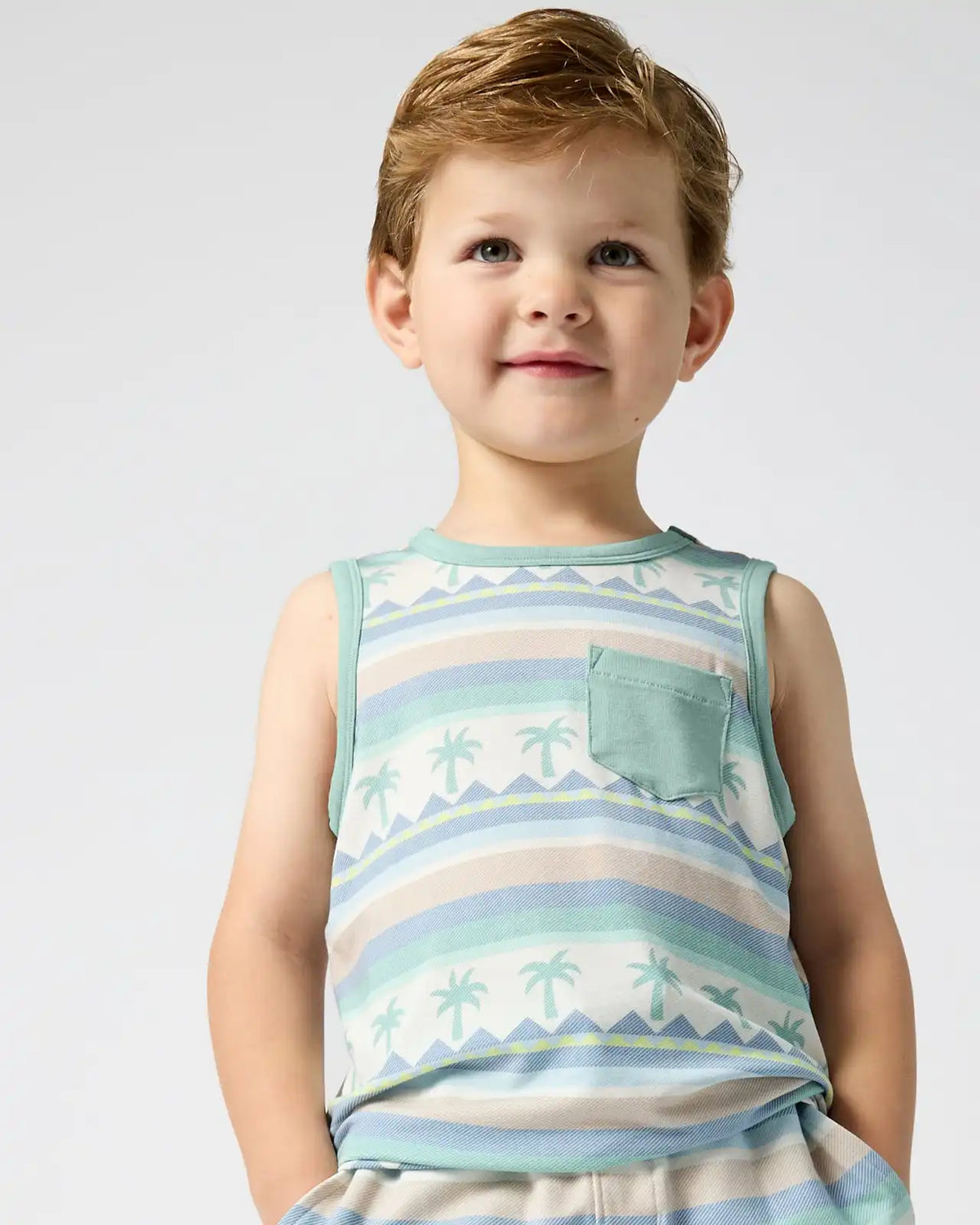 Swell Stripes Pocket Tank