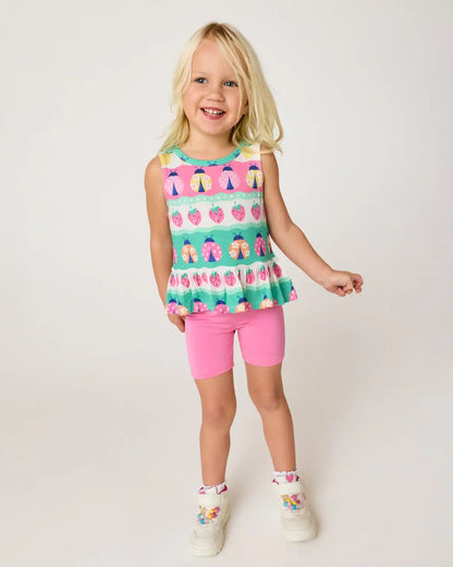 Ladybug Lane Peplum Tank