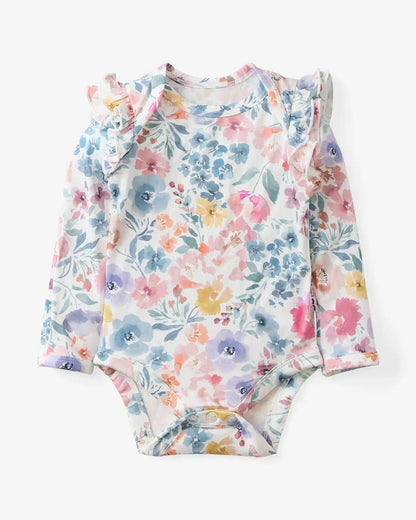 Tiny Blooms Flutter Bodysuit