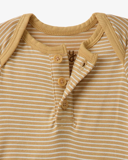 Hazelwood Stripe Henley Bodysuit