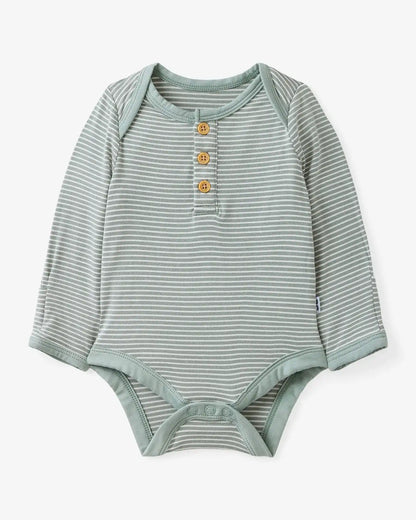 Willow Stripe Henley Bodysuit