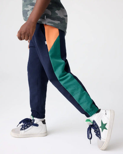 Classic Navy Panel Jogger