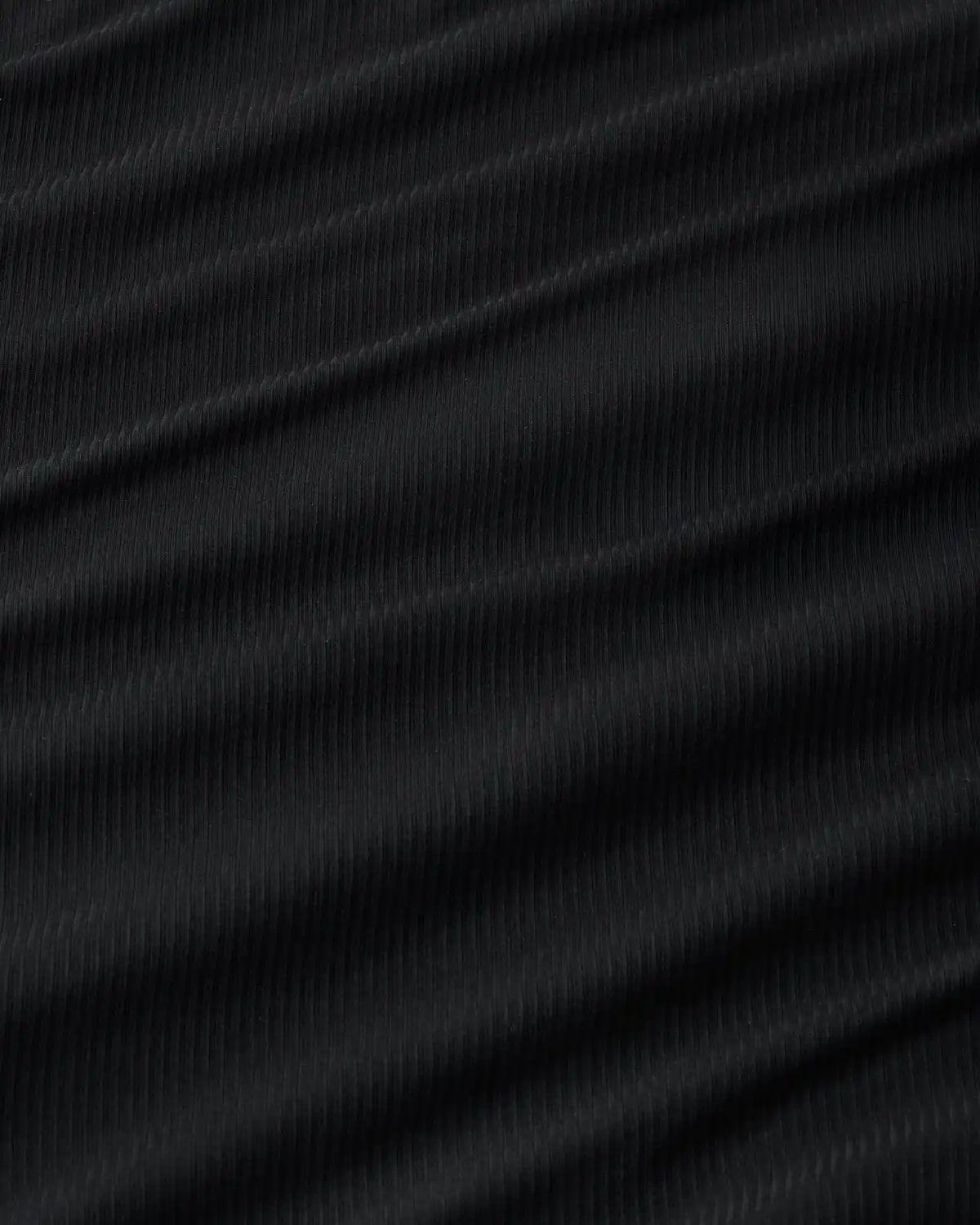 Black Women's Ribbed Boxy Tee