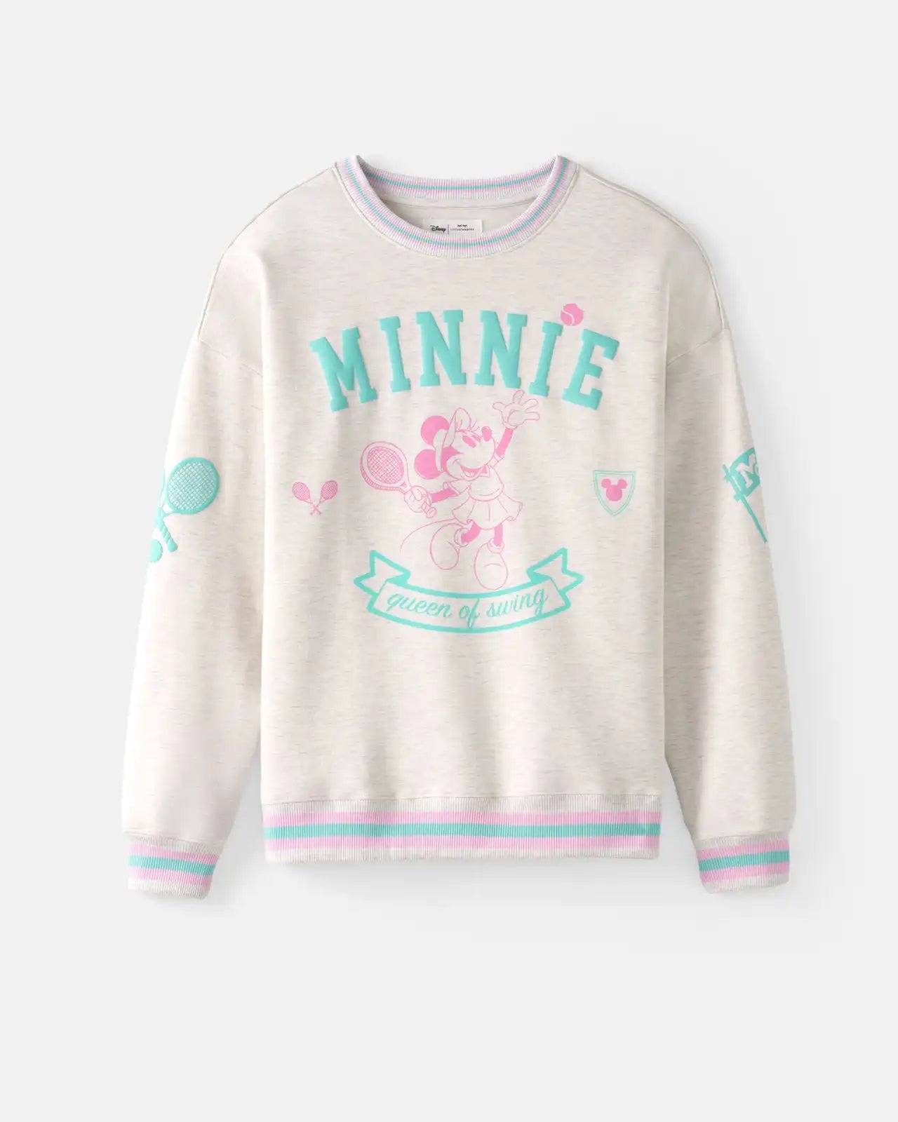 Disney Minnie Mouse Queen of Swing Women's Crewneck Sweatshirt
