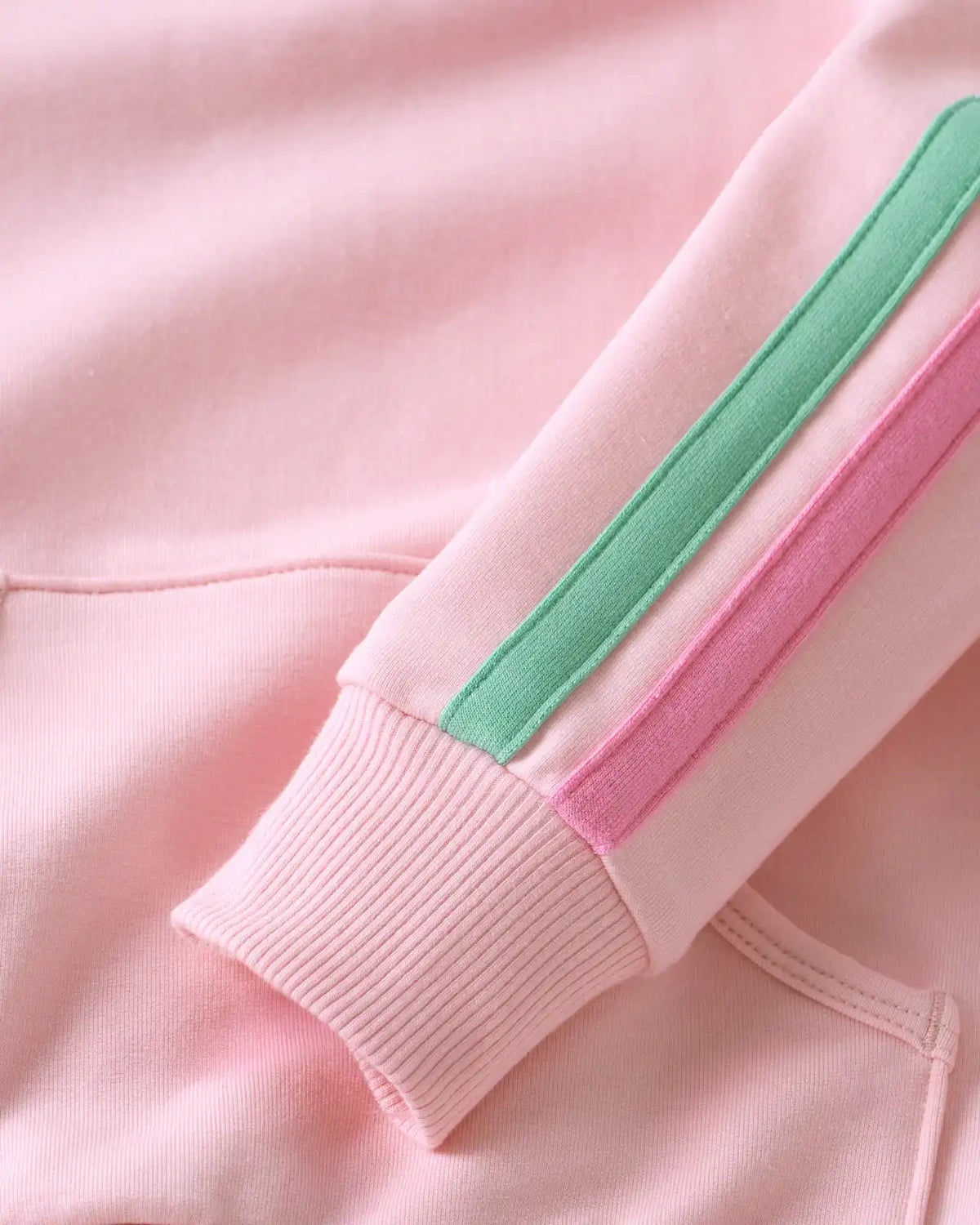 Pink Blossom Pocket Crewneck