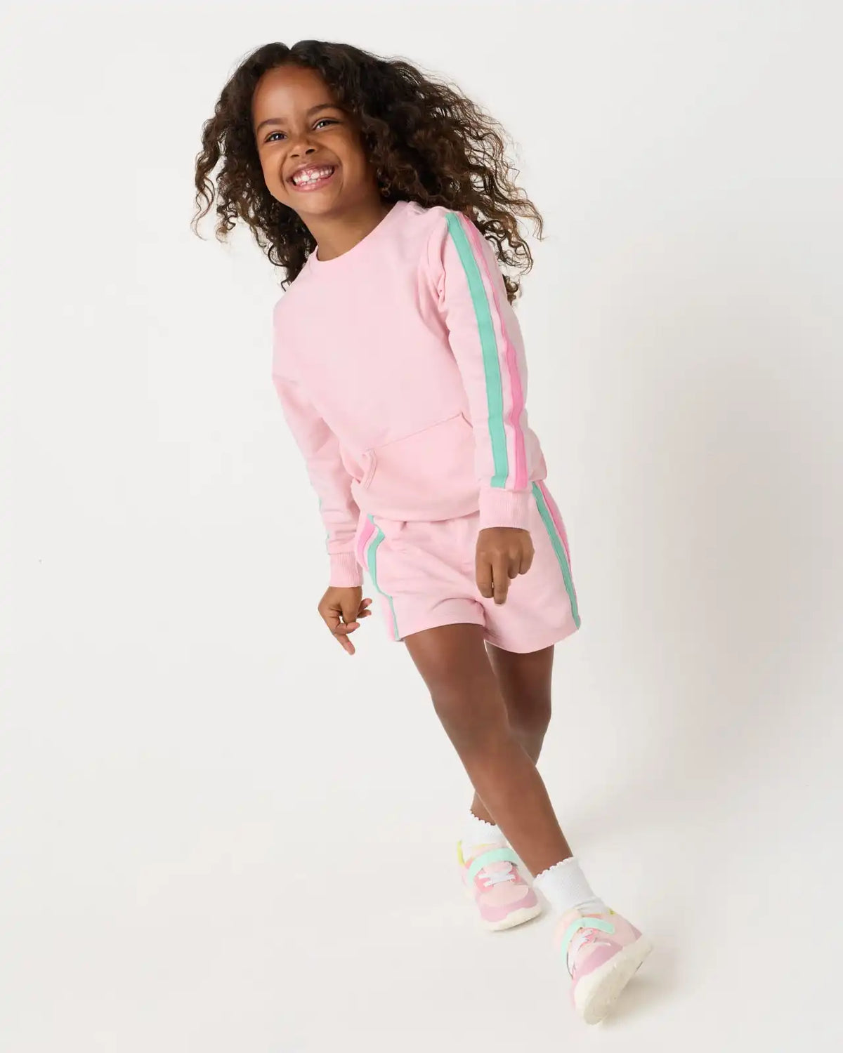 Pink Blossom Pocket Crewneck