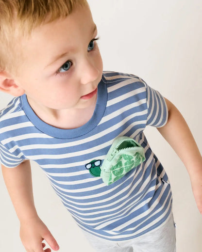 Zippy Turtle Relaxed Pocket Tee