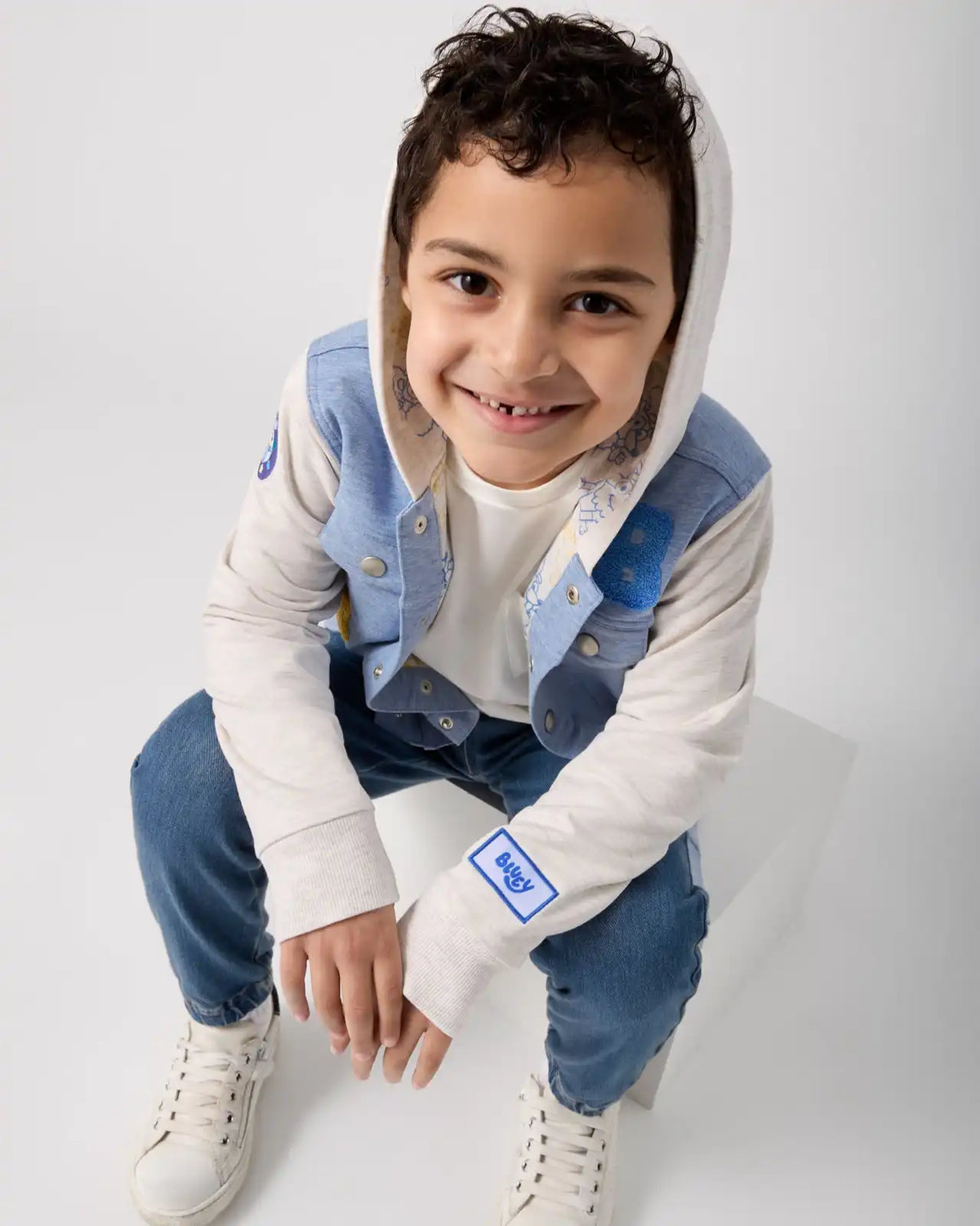 Bluey Hooded Trucker Jacket