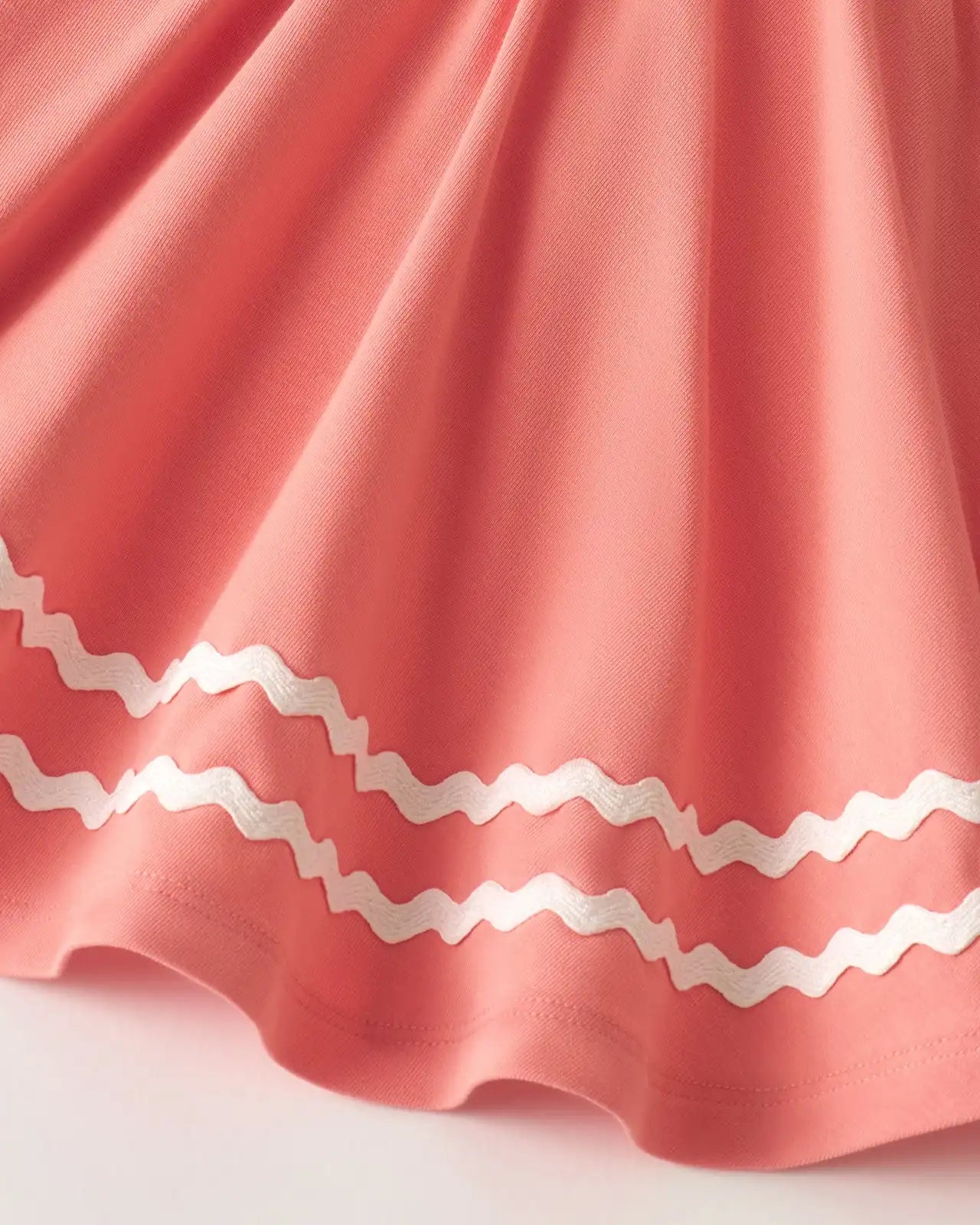 Beach Coral Asymmetrical Dress