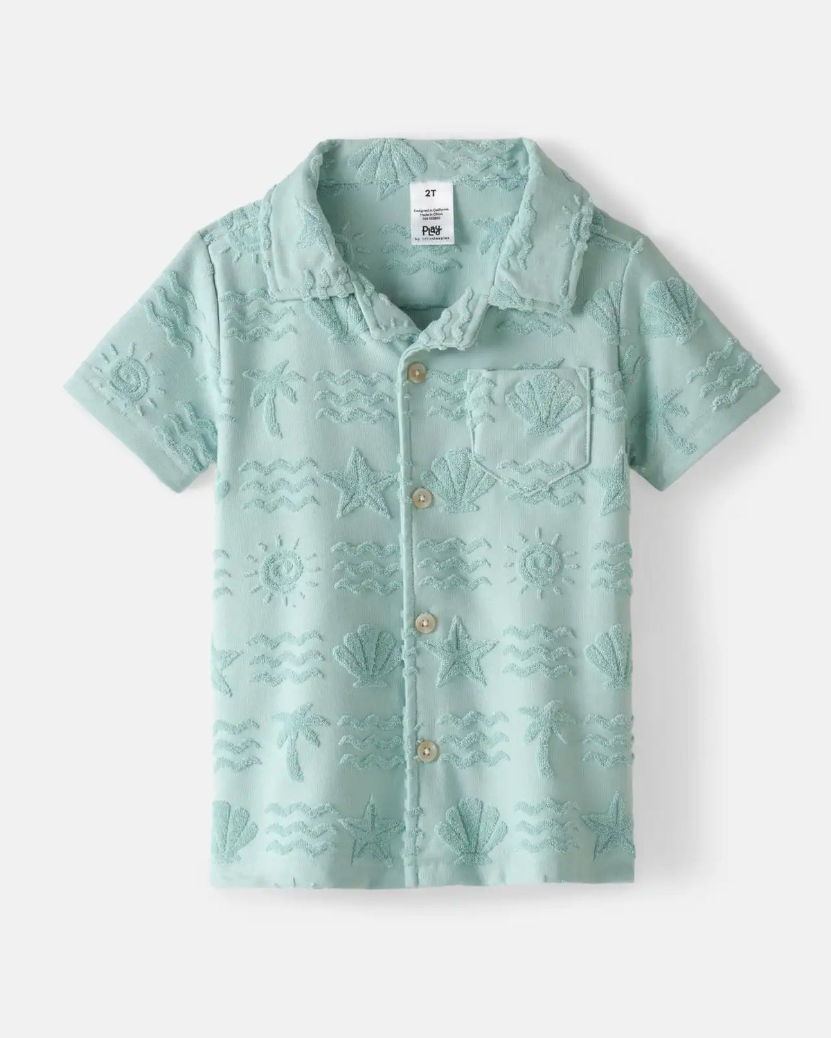 Coastal Rays Button Down Polo
