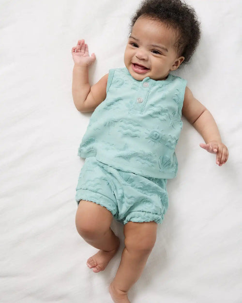 Coastal Rays Henley Tank Set