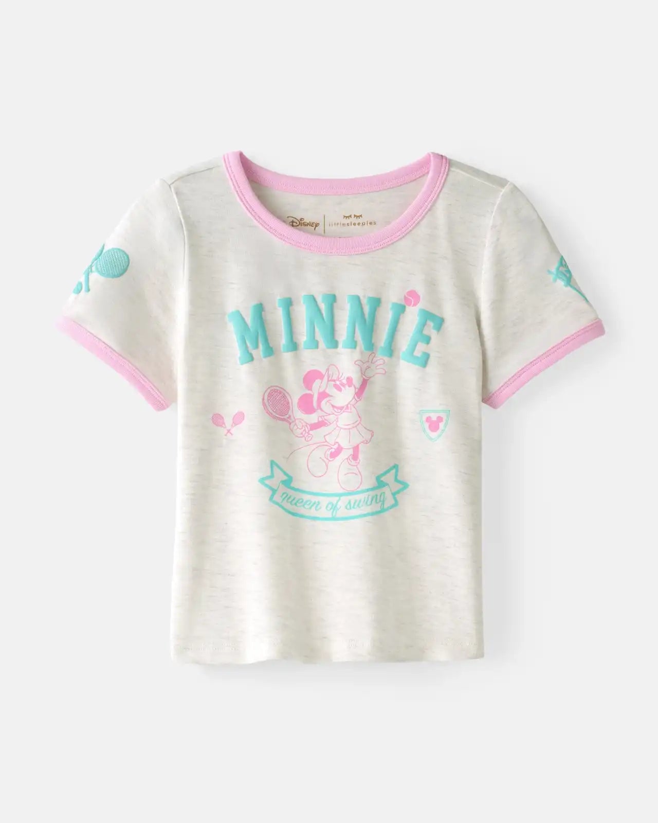 Disney Minnie Mouse Queen of Swing Ringer Tee