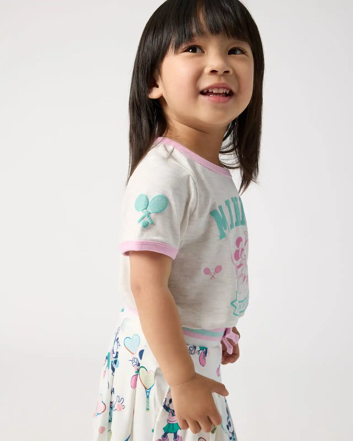 Disney Minnie Mouse Queen of Swing Ringer Tee