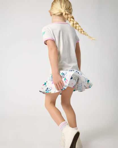 Disney Mickey Mouse & Minnie Mouse Match Pleated Skort