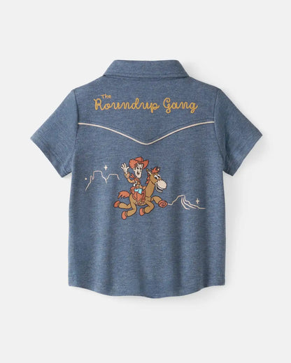 Disney & Pixar The Roundup Gang Button Down Polo