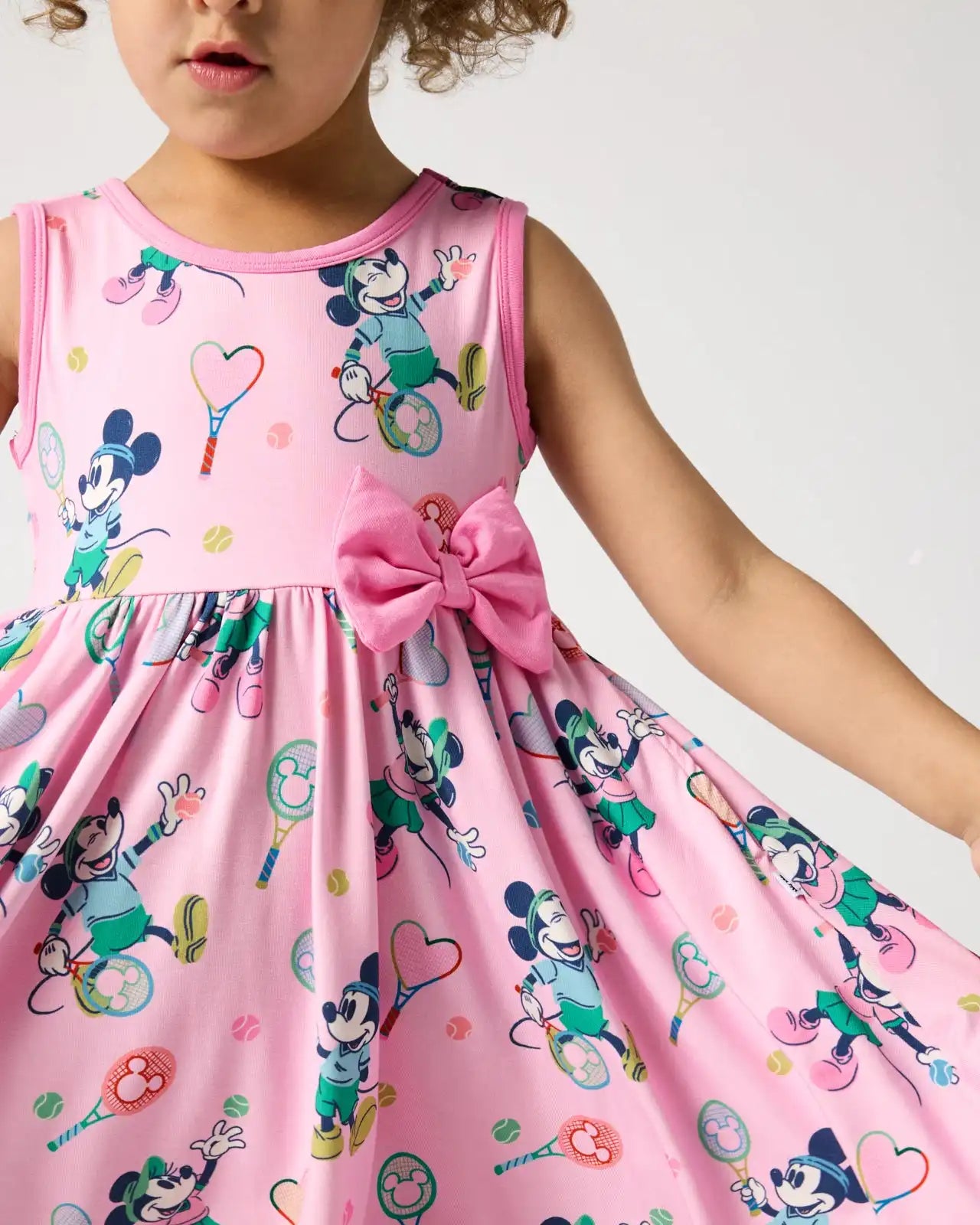 Disney Mickey Mouse & Minnie Mouse Match Twirl Dress