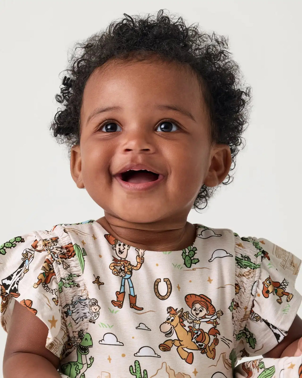 Disney & Pixar Woody's Wild West Tiered Flutter Dress with Bloomer