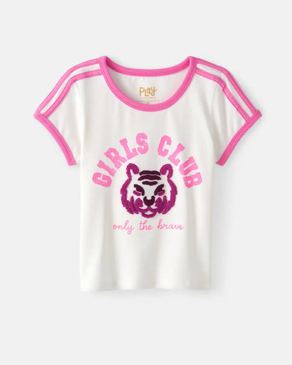 Brave Tiger Scoop Neck Tee
