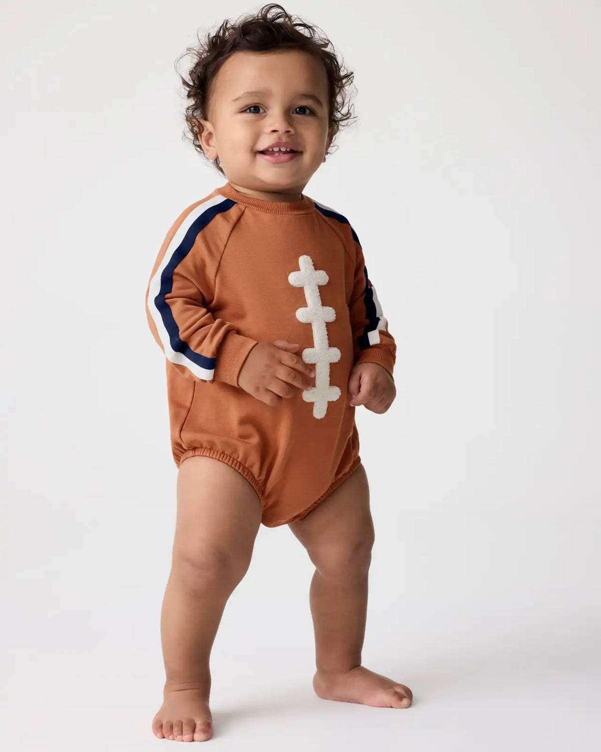 Football Raglan Romper