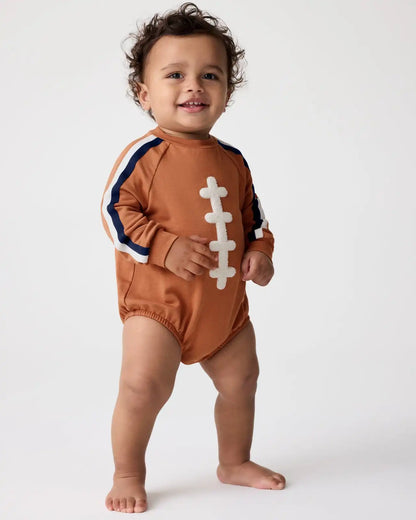 Football Raglan Romper