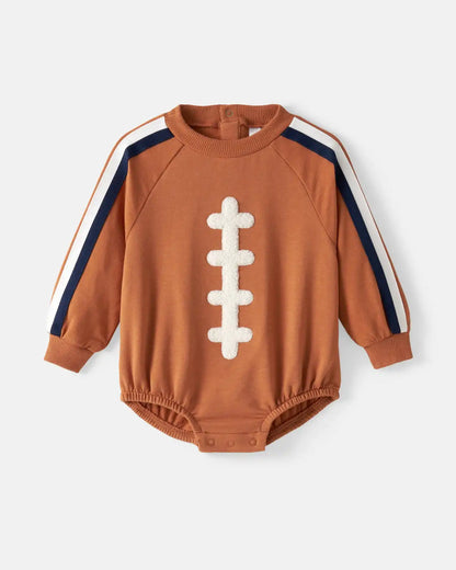 Football Raglan Romper