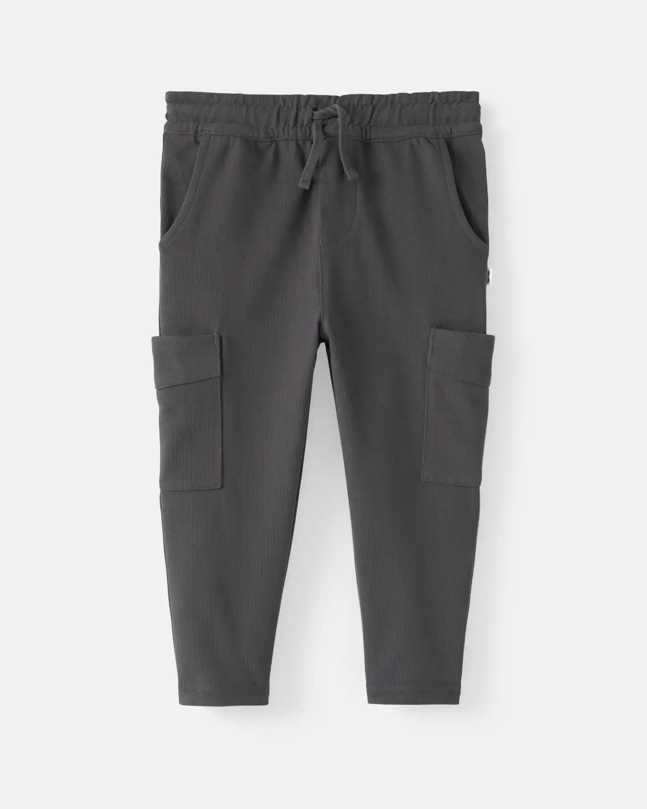 Washed Black Cargo Pants