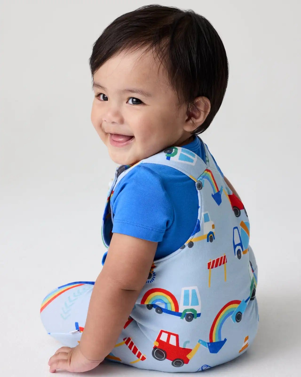 Rainbow Trucks Overall Set