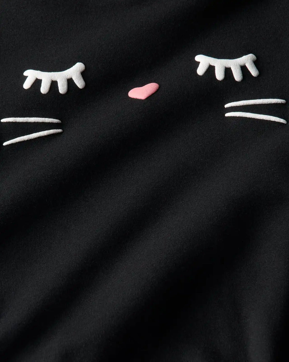 Black Cat Peplum Hoodie