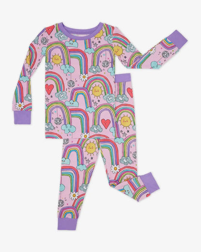 Disco Rainbows Two-Piece Pajama Set