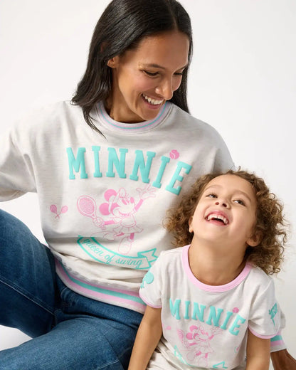 Disney Minnie Mouse Queen of Swing Women's Crewneck Sweatshirt