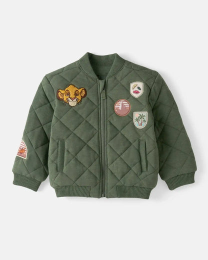 Disney Explore The Wild Quilted Varsity Jacket