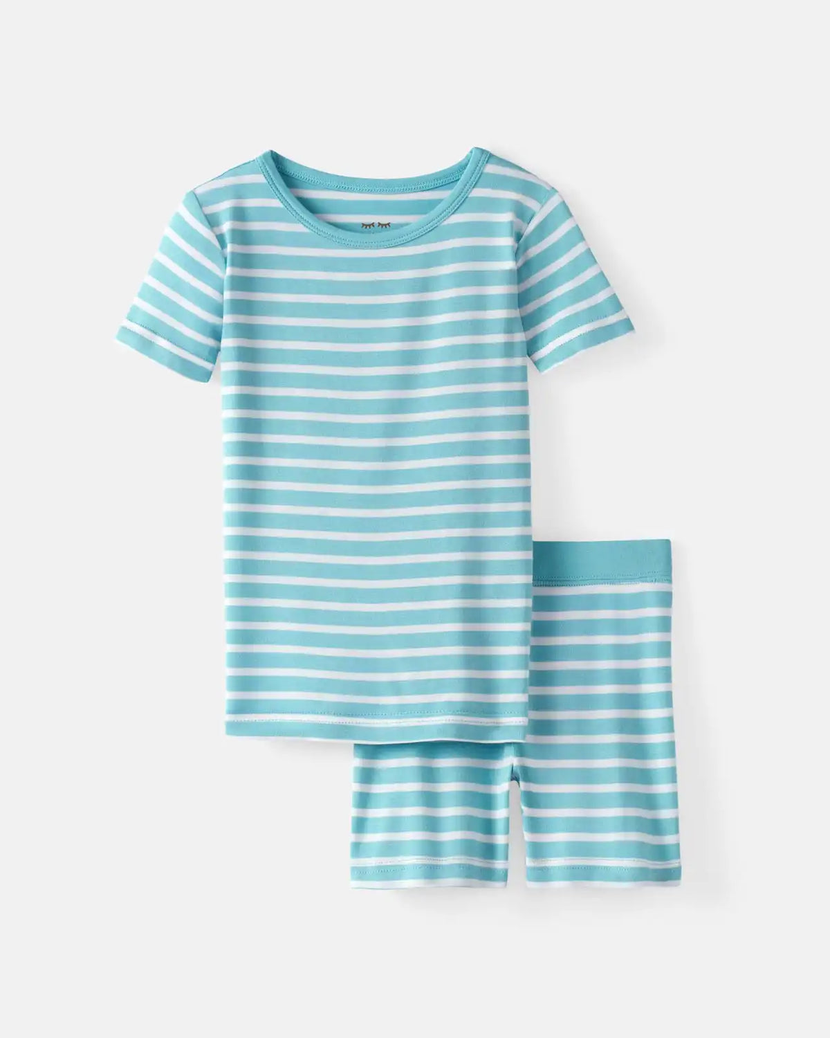 Dockside Stripe Two-Piece Short Sleeve & Shorts Pajama Set
