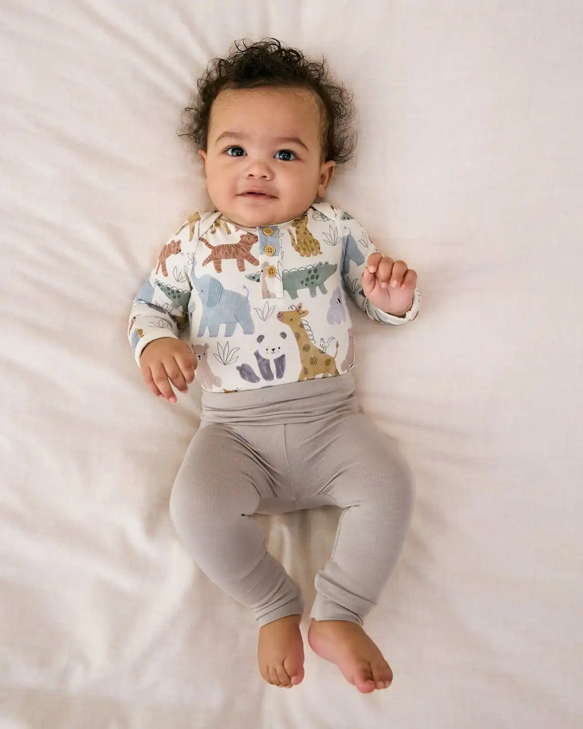 Dove Gray Fold Over Legging