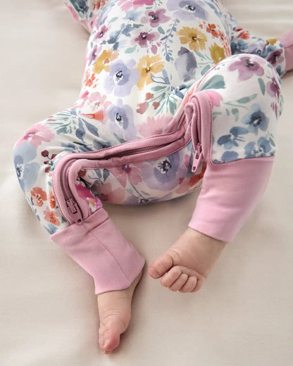 Tiny Blooms Crescent Zippy