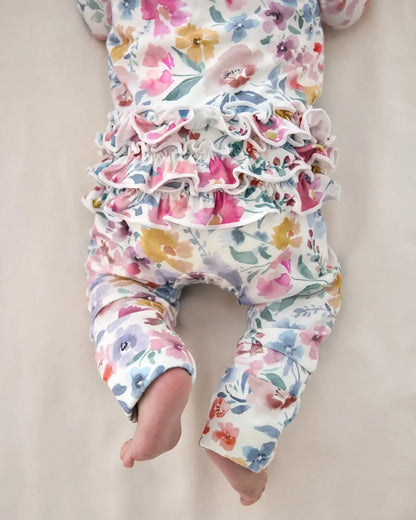 Tiny Blooms Ruffle Zippy