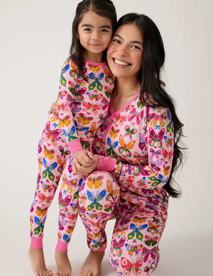 Flutter Garden Women's Long Sleeve Pajama Top