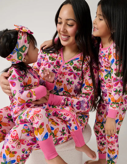 Flutter Garden Women's Long Sleeve Pajama Top