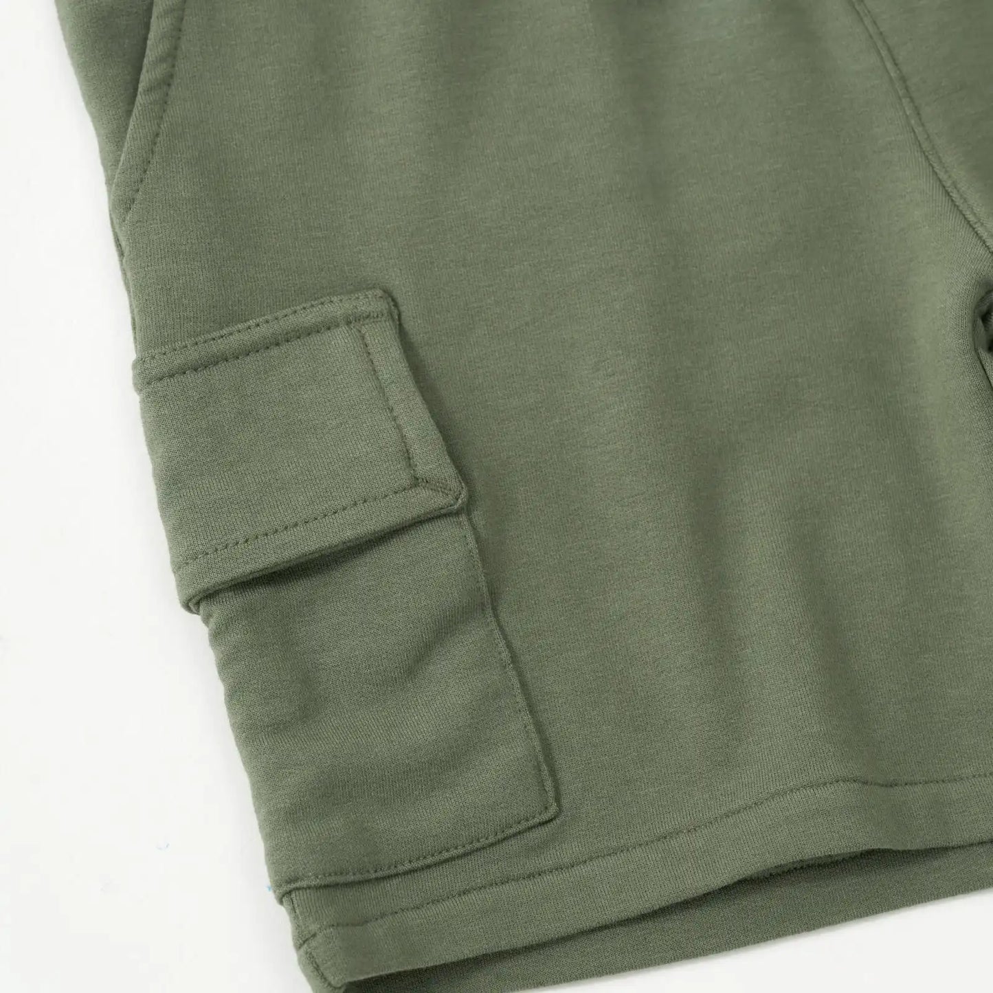 Olive Cargo Shorts