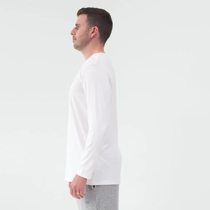 Bright White Men's Pajama Top