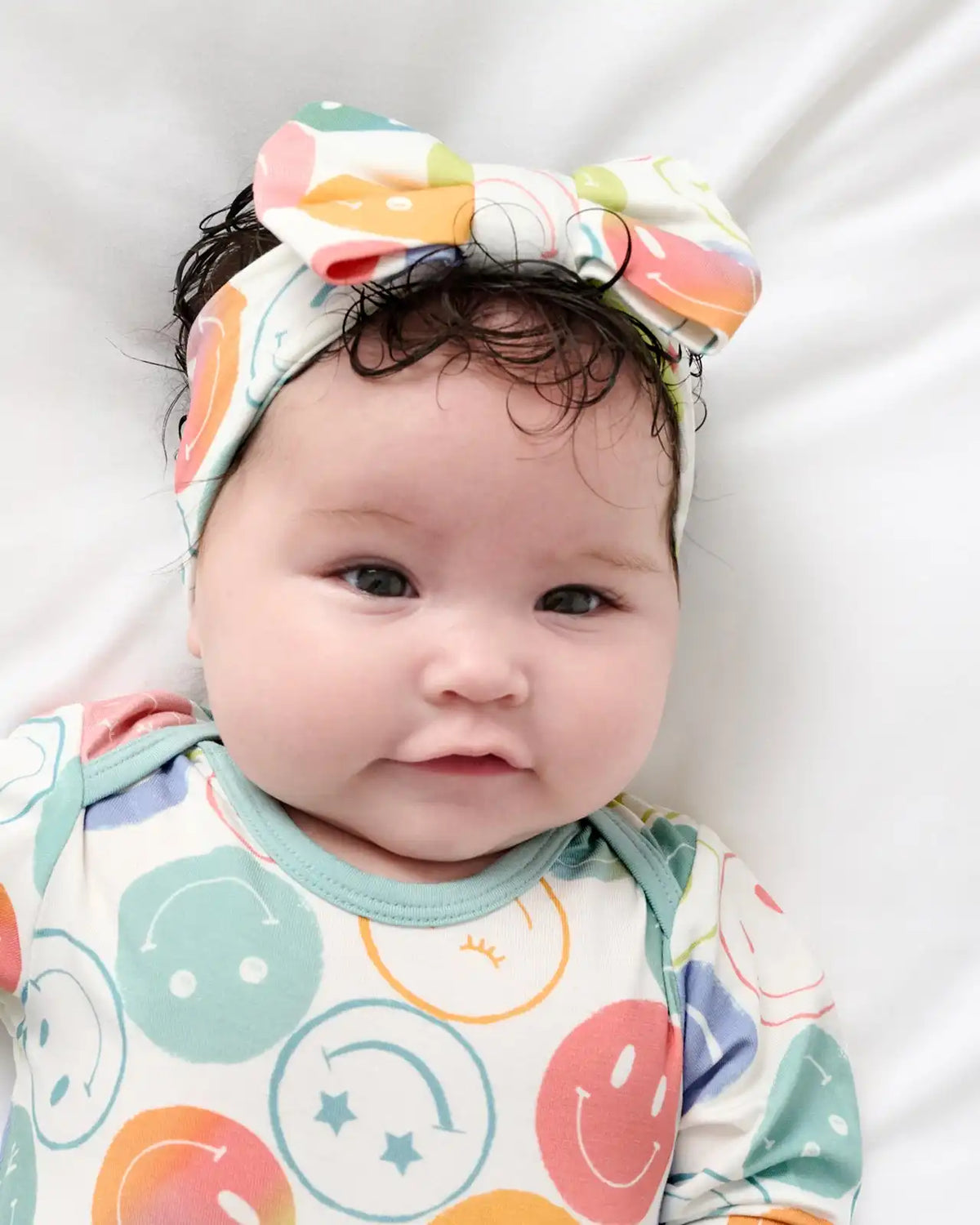 Positive Vibes Luxe Bow Headband