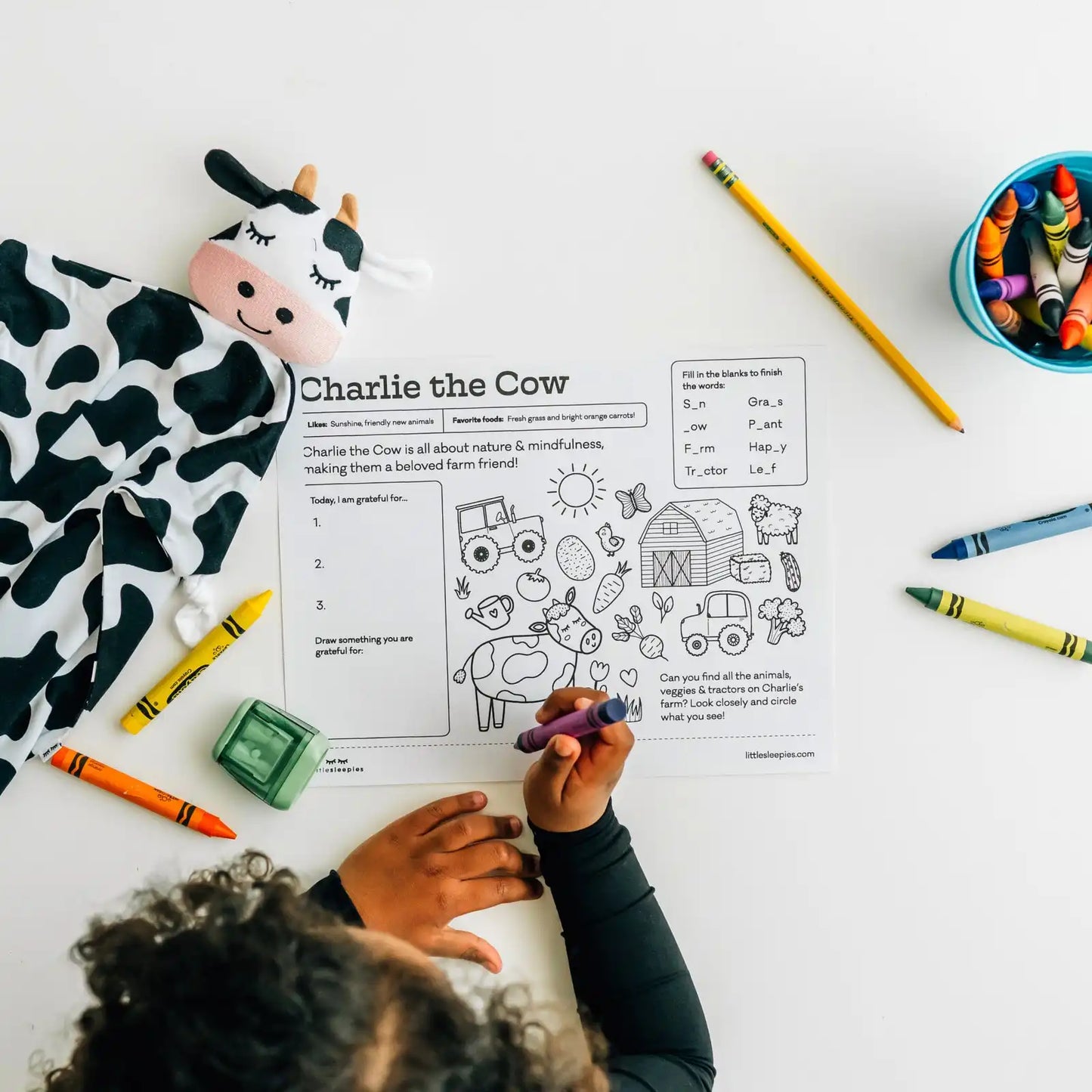 Charlie the Cow Sleepyhead Lovey